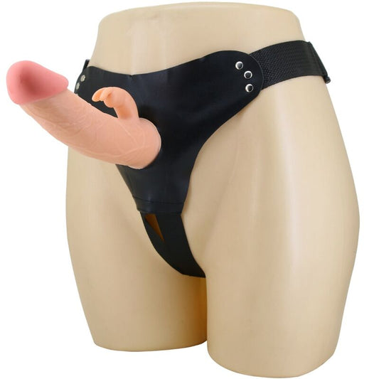 PRETTY LOVE - MAVIS HARNAIS CULOTTE UNIVERSELLE AVEC GODE 19 CM NATUREL - Sensualia