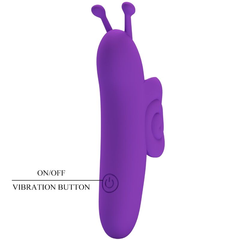 PRETTY LOVE - SNAIL PUISSANT STIMULATEUR DE DOIGTS VIOLET - Sensualia