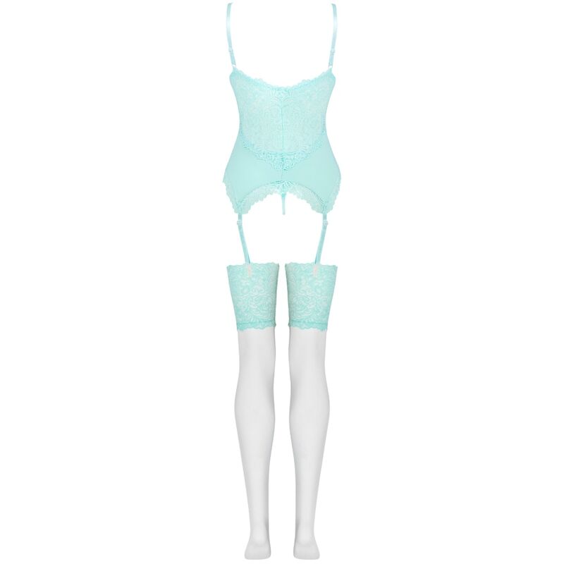 LIVCO CORSETTI FASHION - PERSINNE MIT EMPORIO SET CORSET + PANTY + MEDIAS - Sensualia