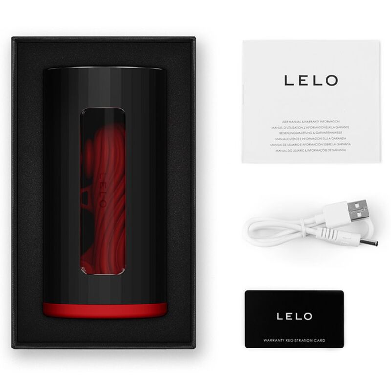 LELO - MASTURBATEUR MÂLE F1S V3 ROUGE - Sensualia