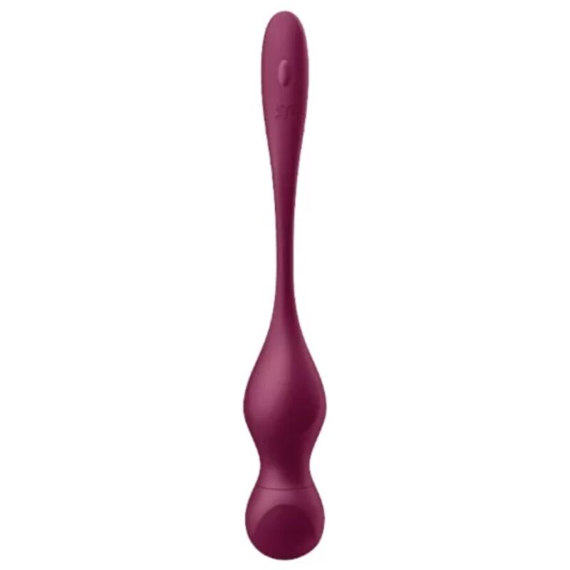 SATISFYER - LOVE BIRDS VARY BALLES VIBRANTES APPLICATION GRATUITE VIN ROUGE - Sensualia