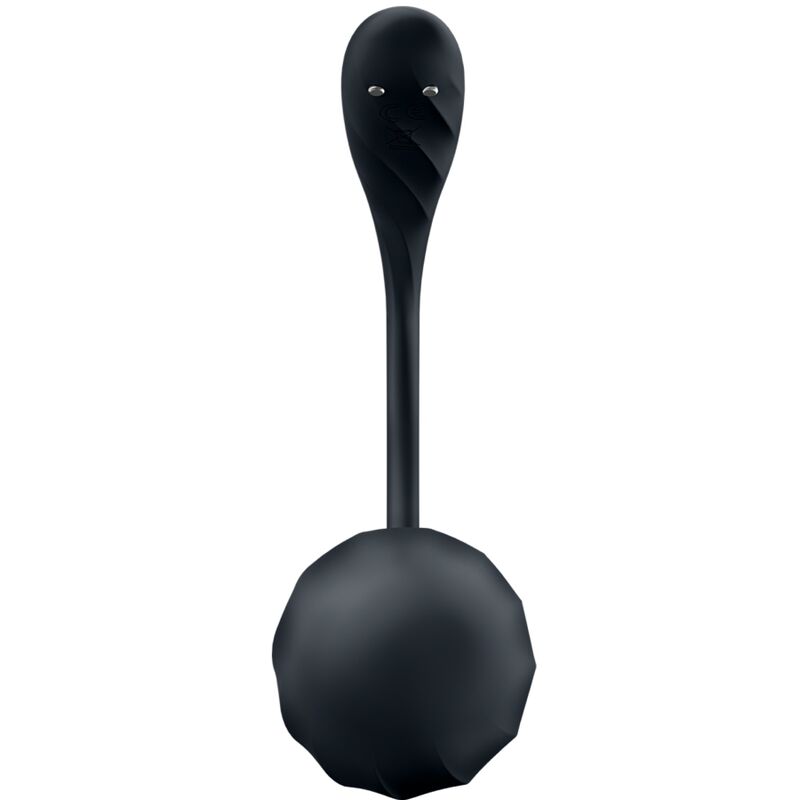SATISFYER - RIBBED PETAL TÉLÉCOMMANDE DE STIMULATEUR DE POINT G NOIR APPLICATION GRATUITE - Sensualia