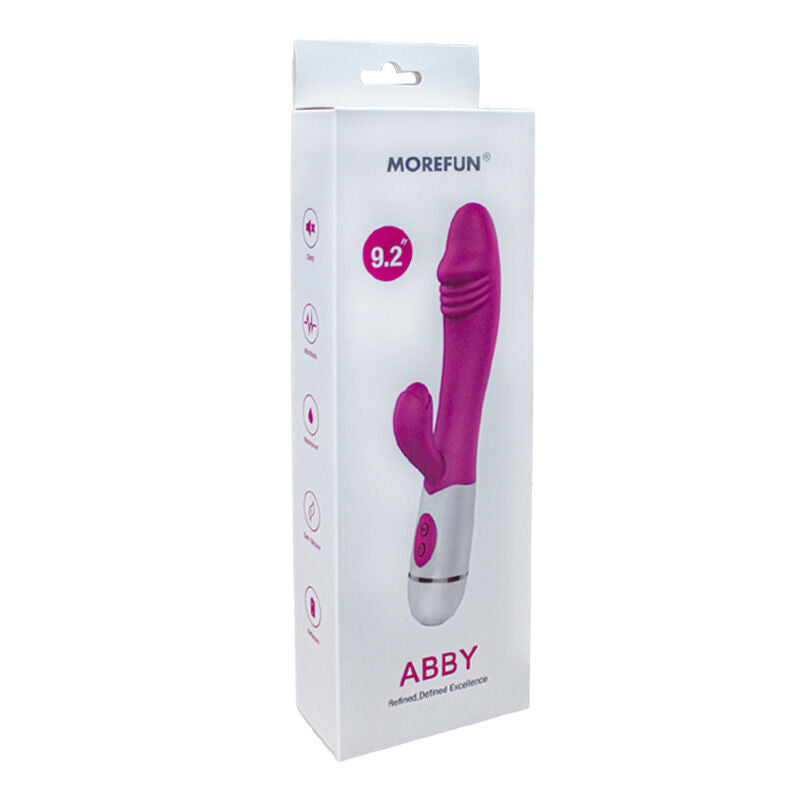 ARMONY - ABBY VIBRATEUR & STIMULATEUR 16 VITESSES ROSE - Sensualia