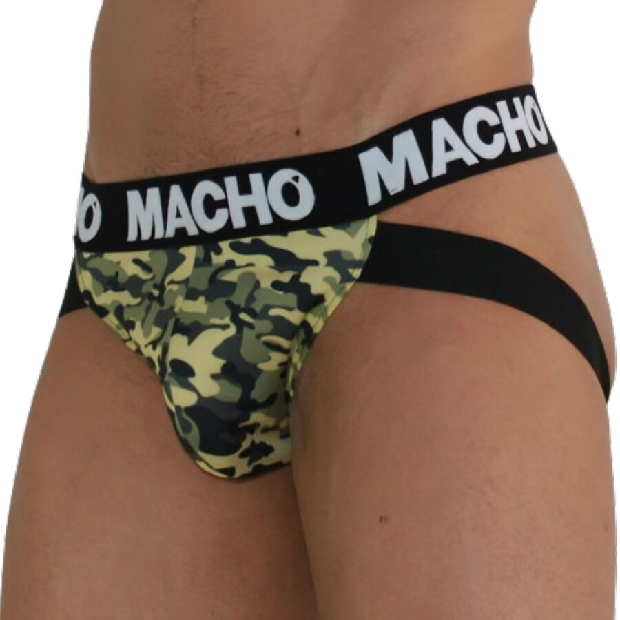 MACHO - MX28MV JOCK MILITAR VERDE S - Sensualia