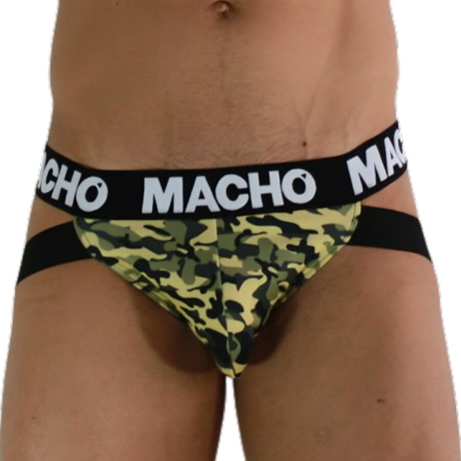 MACHO - MX28MV JOCK MILITAR VERDE S - Sensualia