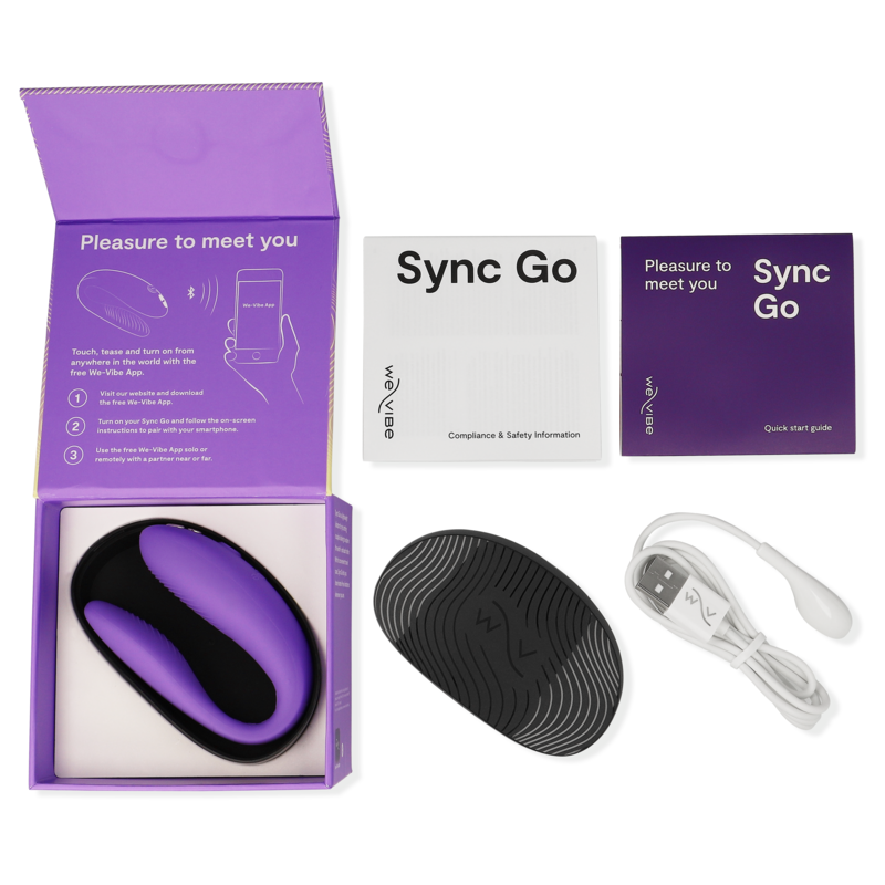 WE-VIBE - SYNC GO ESTIMULADOR DUAL VIOLETA - Sensualia