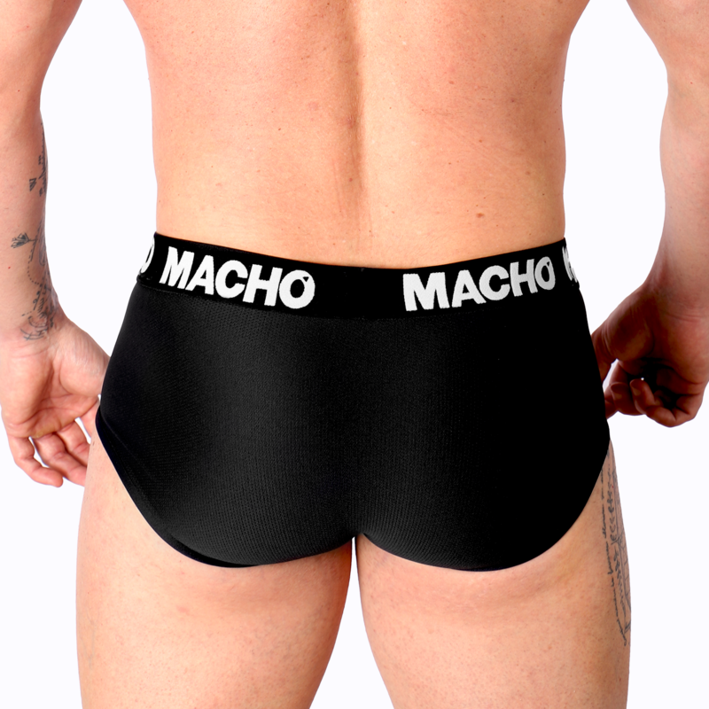 MACHO - MS30NG SLIP NEGRO S - Sensualia