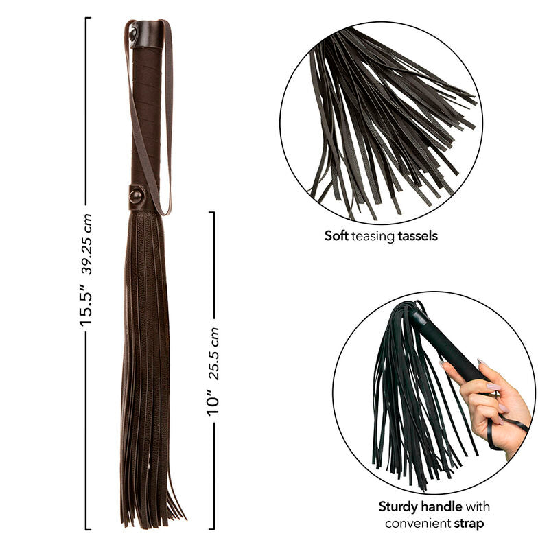 CALEXOTICS - NOCTURNAL FLOGGER CUIR NOIR - Sensualia