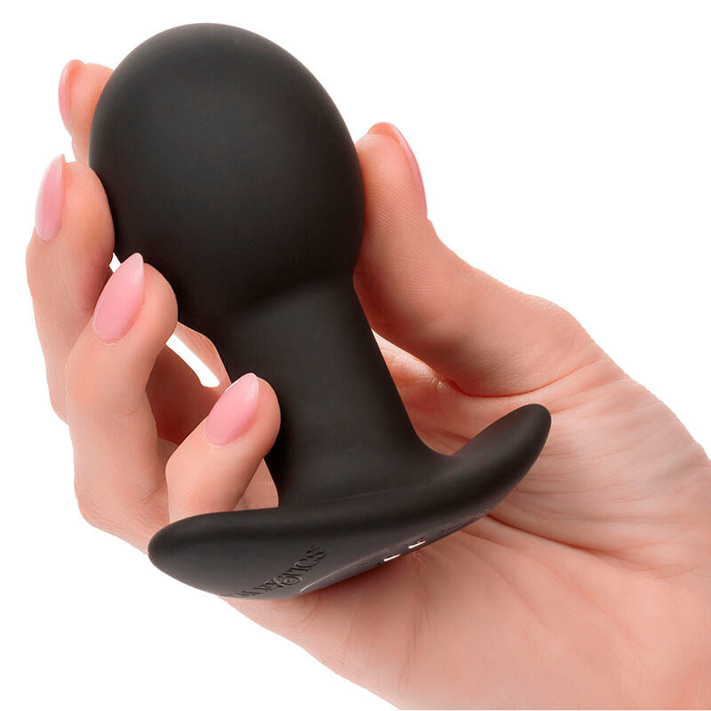 CALEXOTICS - ROCK BOTTOM PLUG ANAL 10 VIBRATIONS SILICONE NOIR - Sensualia