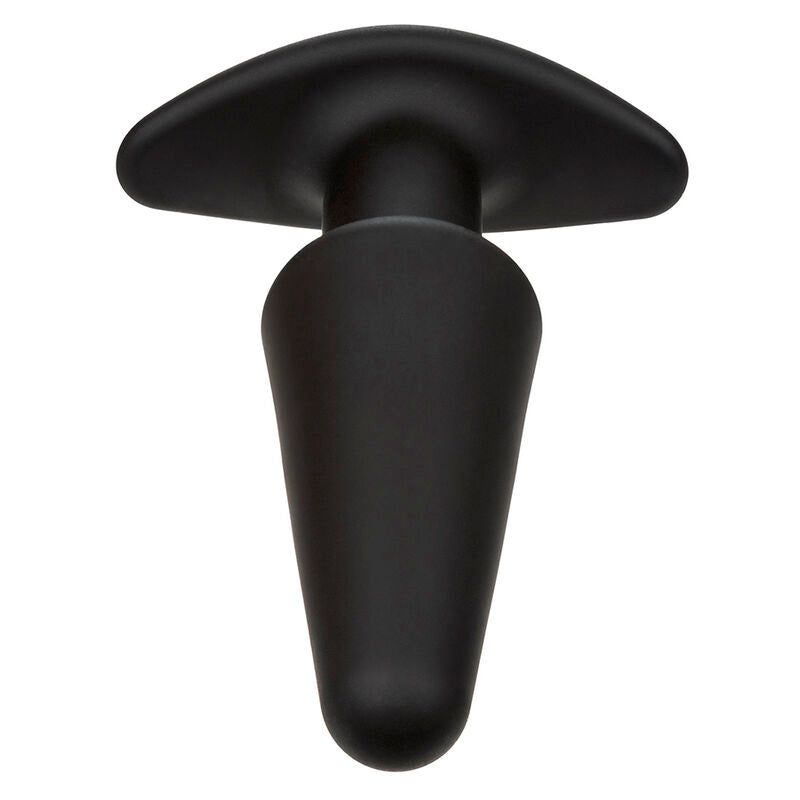 CALEXOTICS - ROCK BOTTOM TAPERED ANAL PLUG 10 VIBRATIONS SILICONE NOIR - Sensualia