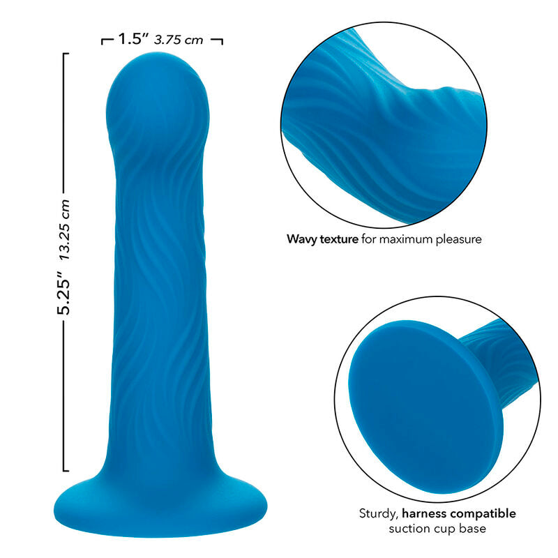 CALEXOTICS - WAVE RIDER PLUG ANAL RIPPLE BLEU - Sensualia
