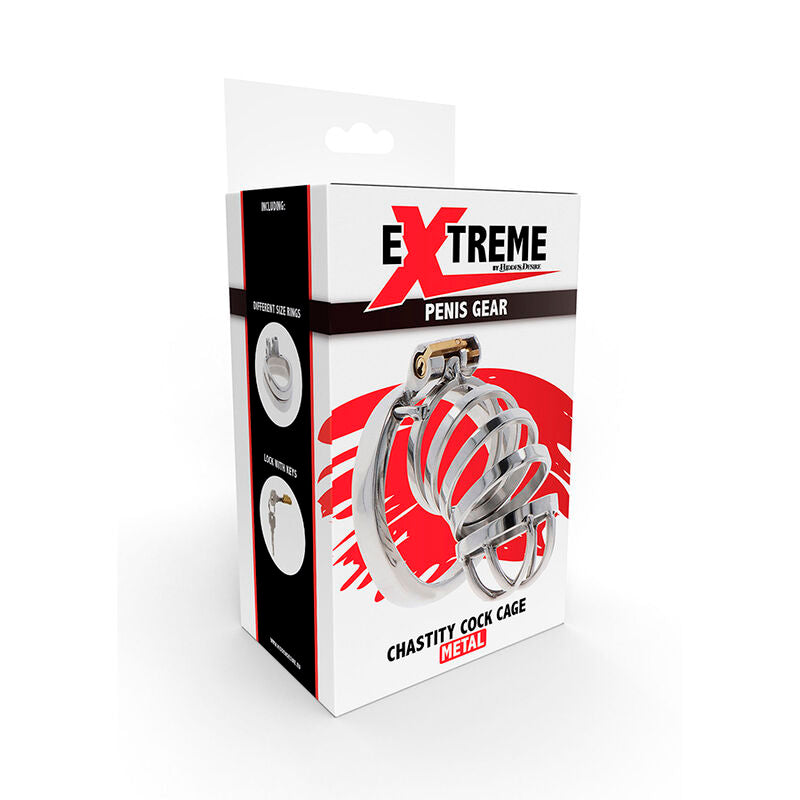 HIDDEN DESIRE - EXTREME CAGE DE CHASTETÉ EN MÉTAL - Sensualia