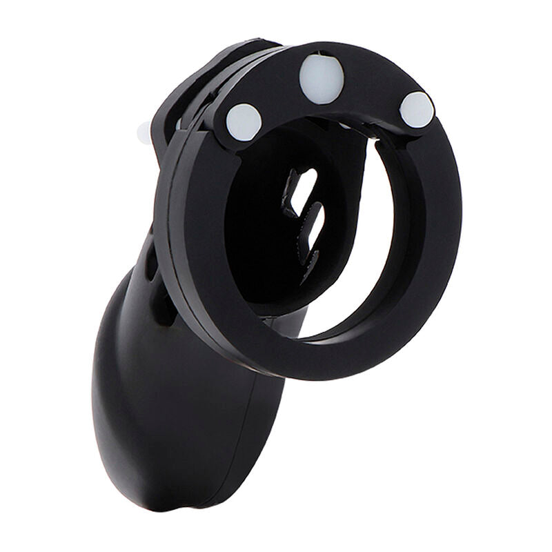 HIDDEN DESIRE - EXTREME CAGE DE CHASTETÉ SILICONE TAILLE L NOIR - Sensualia