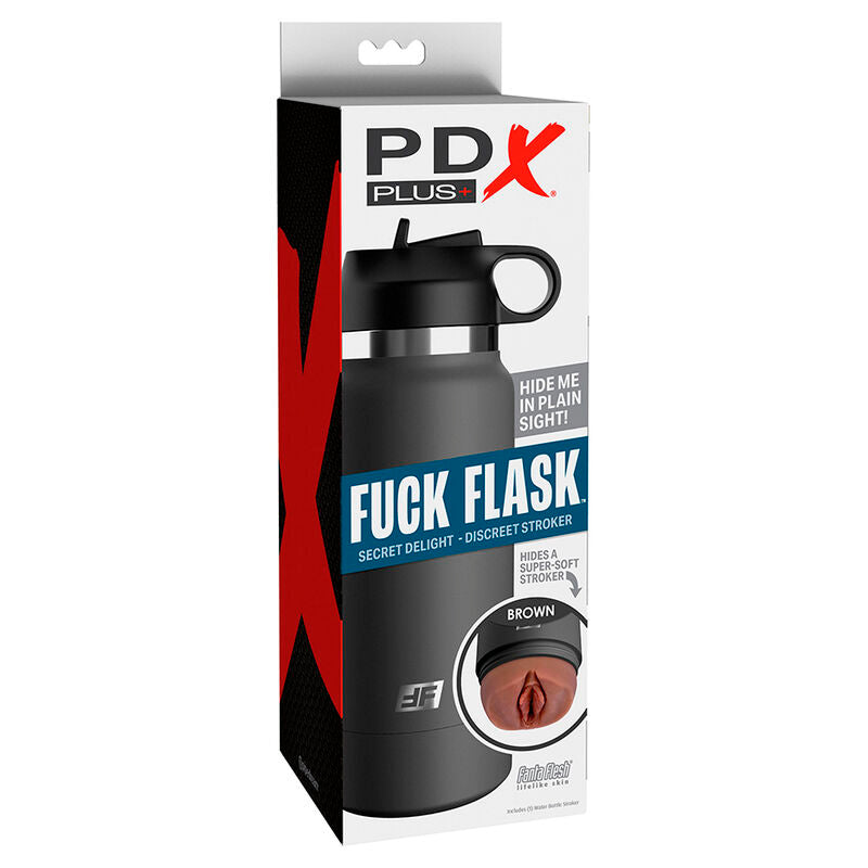PDX PLUS - FUCK FLASK VAGINE STROKER DISCRET MODÈLE MARRON 2 - Sensualia