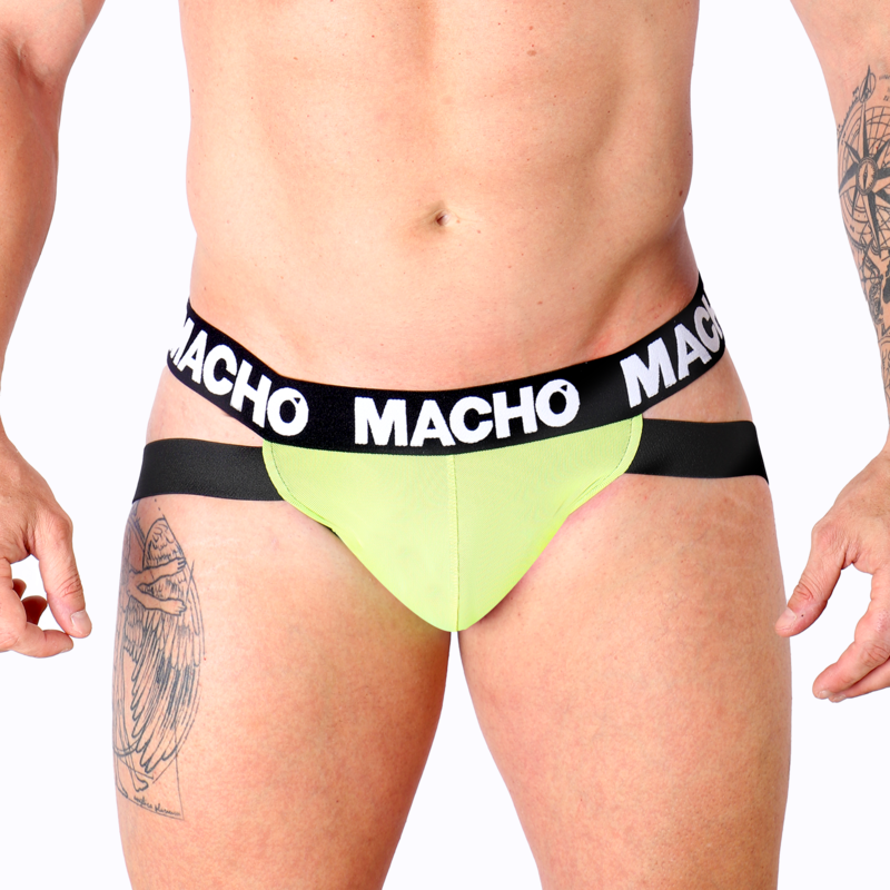 MACHO - MX28FA JOCK VERDE FLUOR S - Sensualia