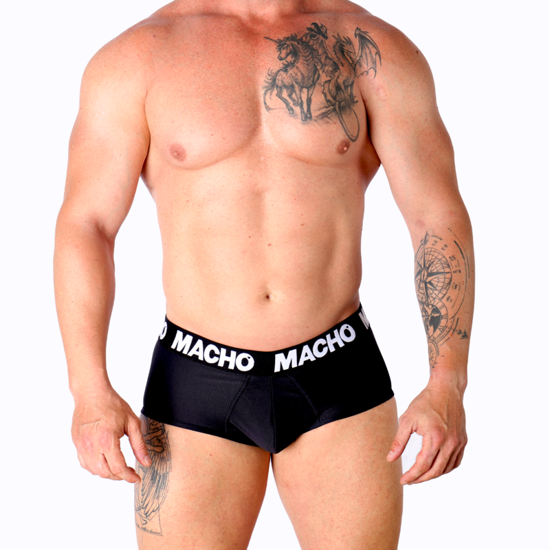 MACHO - MS30NG SLIP NEGRO S - Sensualia