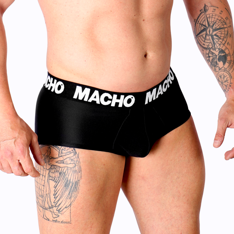 MACHO - MS30NG SLIP NEGRO S - Sensualia