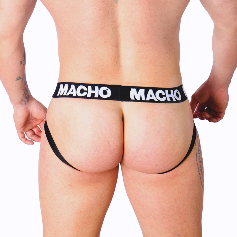 MACHO - MX26X1 JOCK GRID BLANC S - Sensualia