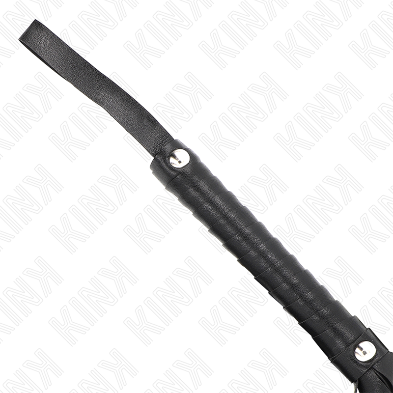 KINK - Fouet à queue large noir 48,5 CM - Sensualia