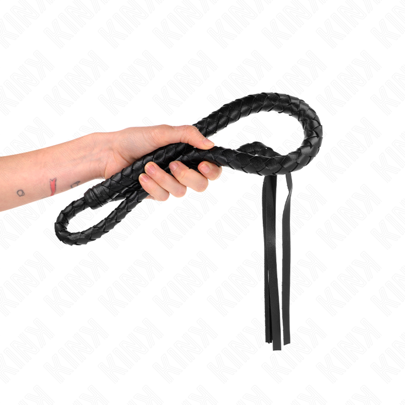 KINK - FOUET LONG AVEC BILLES 110 CM - Sensualia