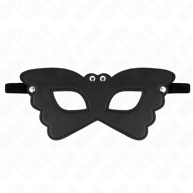 KINK - MASQUE EN CUIRETTE FORME PAPILLON 20 x 9 CM - Sensualia