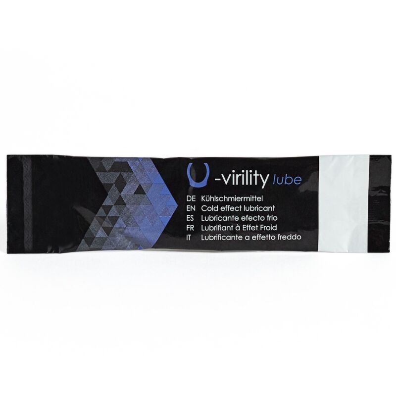 500 COSMETICS - U-VIRILITY LUBE LUBRIFIANT EFFET FROID 10 X 5 ML - Sensualia
