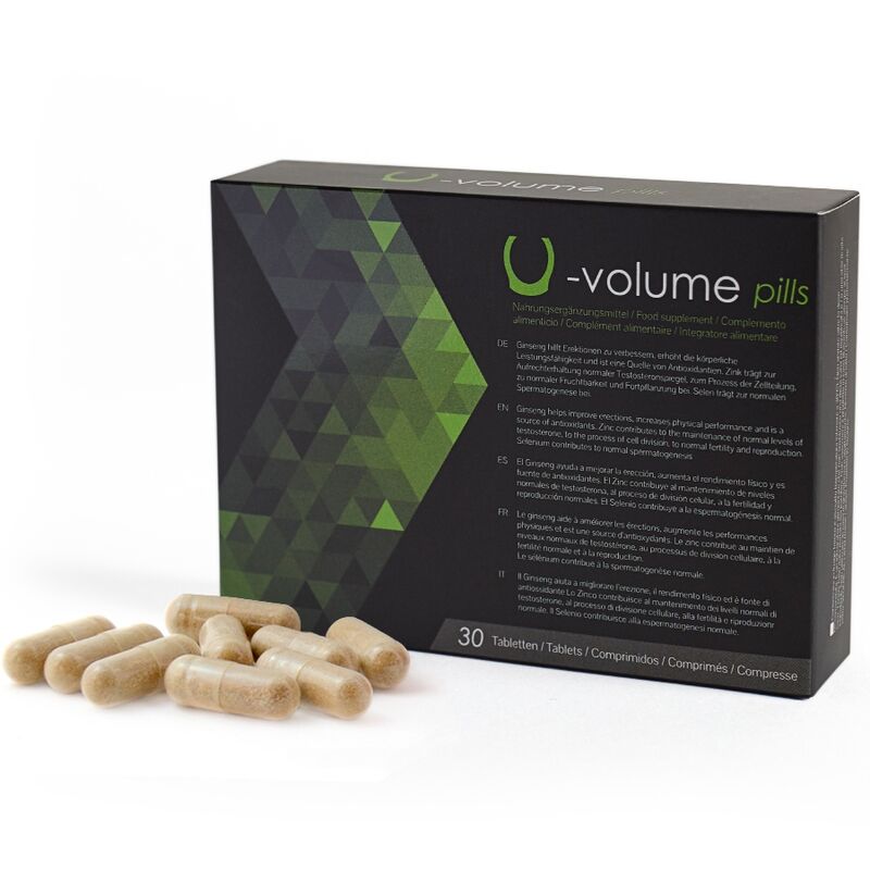 500 COSMETICS - U-VOLUME AUGMENTE LA QUALITE ET LA QUANTITE DU SPERME - 30 CAPSULES - Sensualia