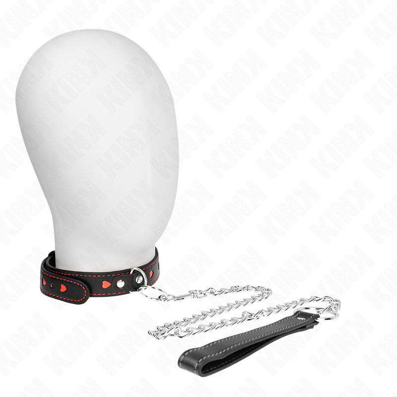 KINK - COLLIER AVEC BRACELET 65 CM DÉTAILS COEUR 52,5 X 2,5 CM - Sensualia