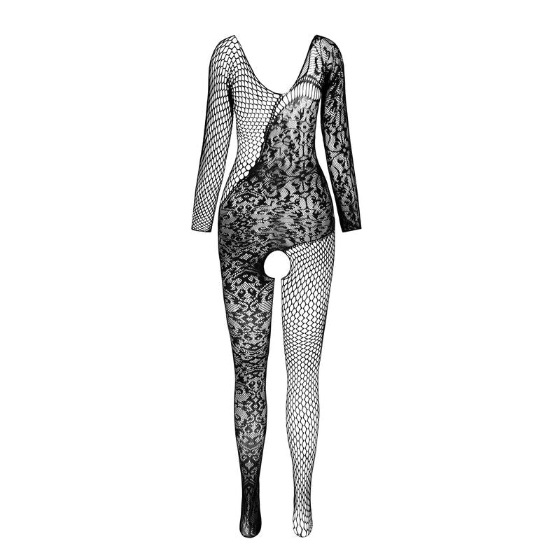 PASSION - BS 107 BODYSTOCKING ROUGE TAILLE UNIQUE - Sensualia