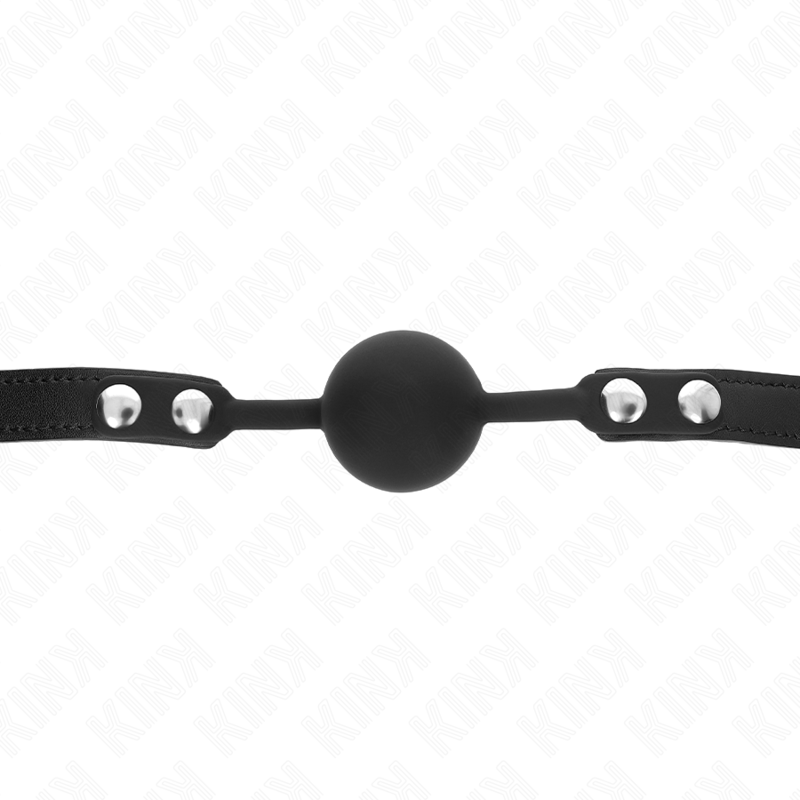 KINK - BOULE EN SILICONE 4 CM GAG MODÈLE 1 60 x 2 CM - Sensualia