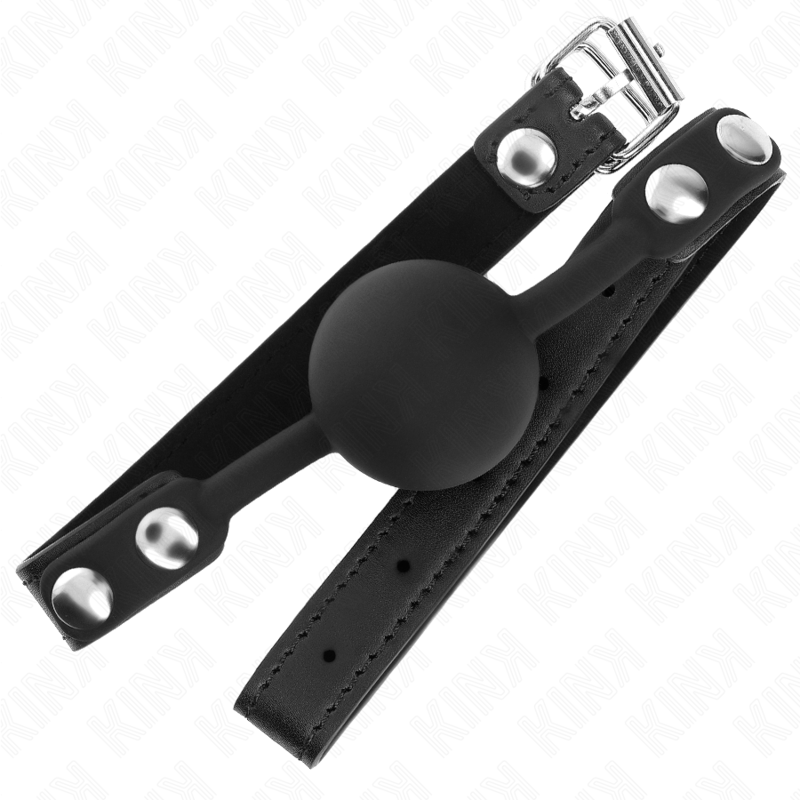 KINK - BOULE EN SILICONE 4 CM GAG MODÈLE 1 60 x 2 CM - Sensualia