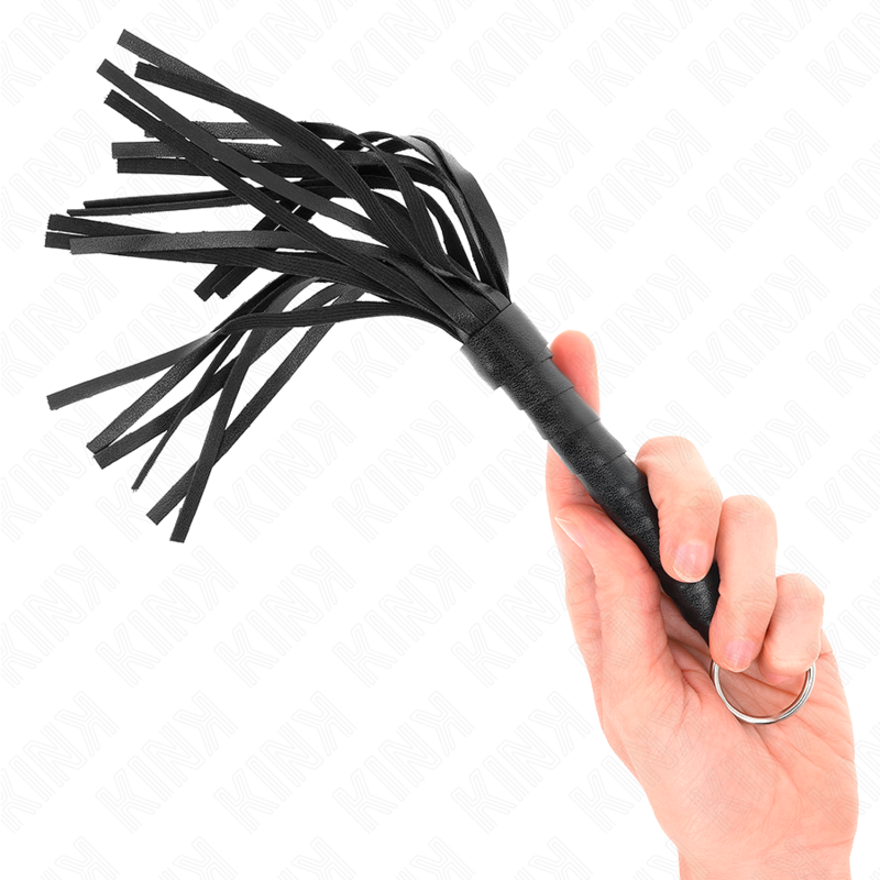 KINK - SIMPLE MINI FOUET NOIR 28 CM - Sensualia
