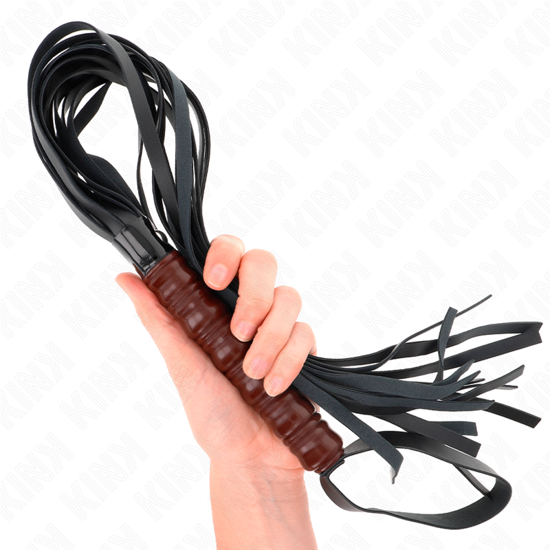 KINK - FOUET ACAJOU 53 CM - Sensualia