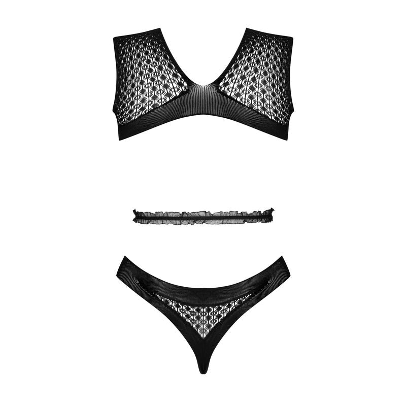 LIVCO CORSETTI FASHION - MICHIKOL CF XG073 BODY NOIR S/L - Sensualia