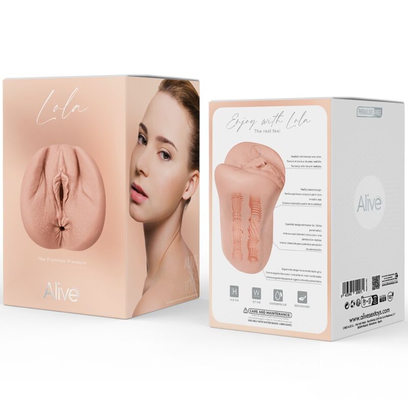 ALIVE - MASTURBADEUR MASCULIN FLEX VAGINAL TAILLE M ALIVE