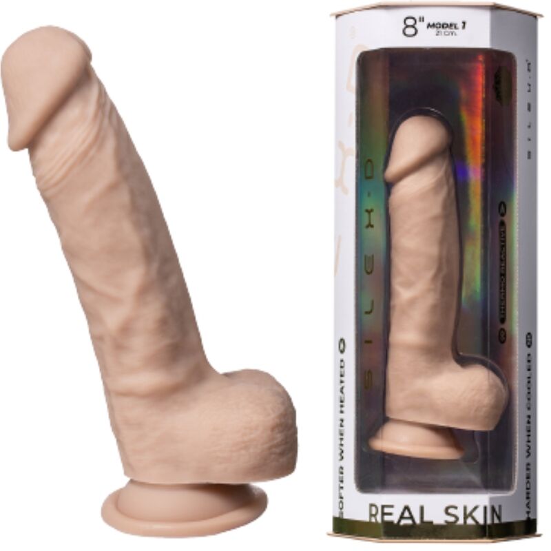 SILEXD - MODÈLE 1 PÉNIS RÉALISTE PREMIUM SILEXPAN SILICONE 21.5 CM SILEXD