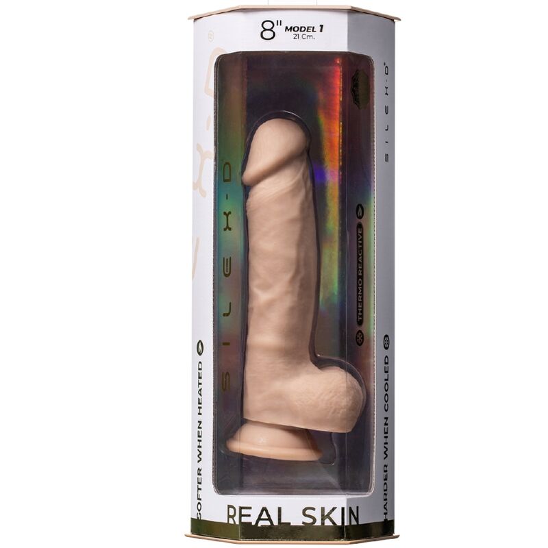 SILEXD - MODÈLE 1 PÉNIS RÉALISTE PREMIUM SILEXPAN SILICONE 21.5 CM SILEXD