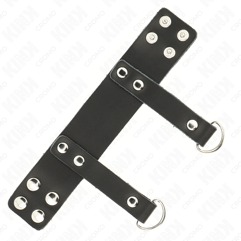 KINK - ANNEAU PÉNIS AVEC ANNEAUX EN FORME DE « D » 18,5 X 3,3 CM - Sensualia