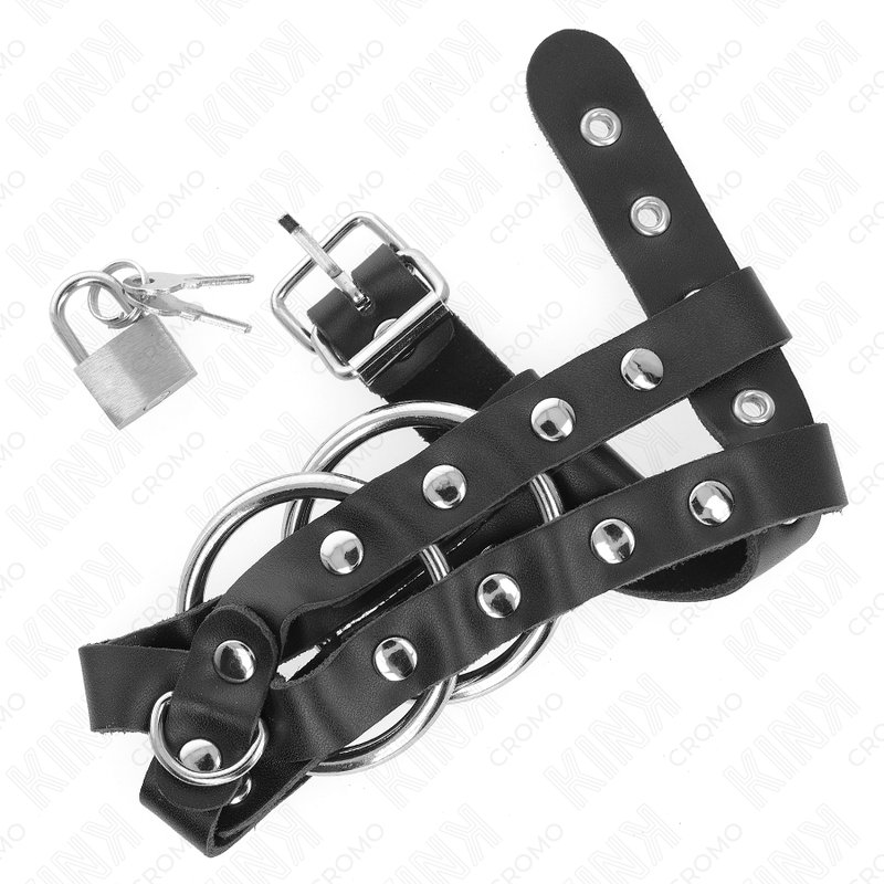 KINK - CAGE À PÉNIS RÉGLABLE AVEC SERRURE - Sensualia