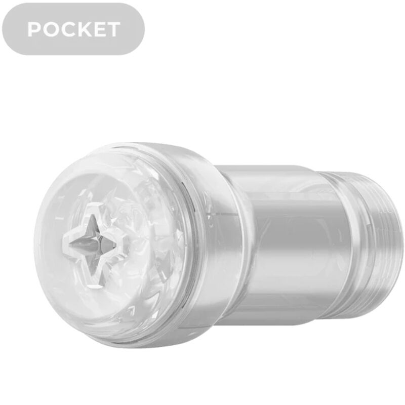 KIIROO - FEEL POCKET STROKER CRISTAL PAR KIIROO TRANSPARENT - Sensualia