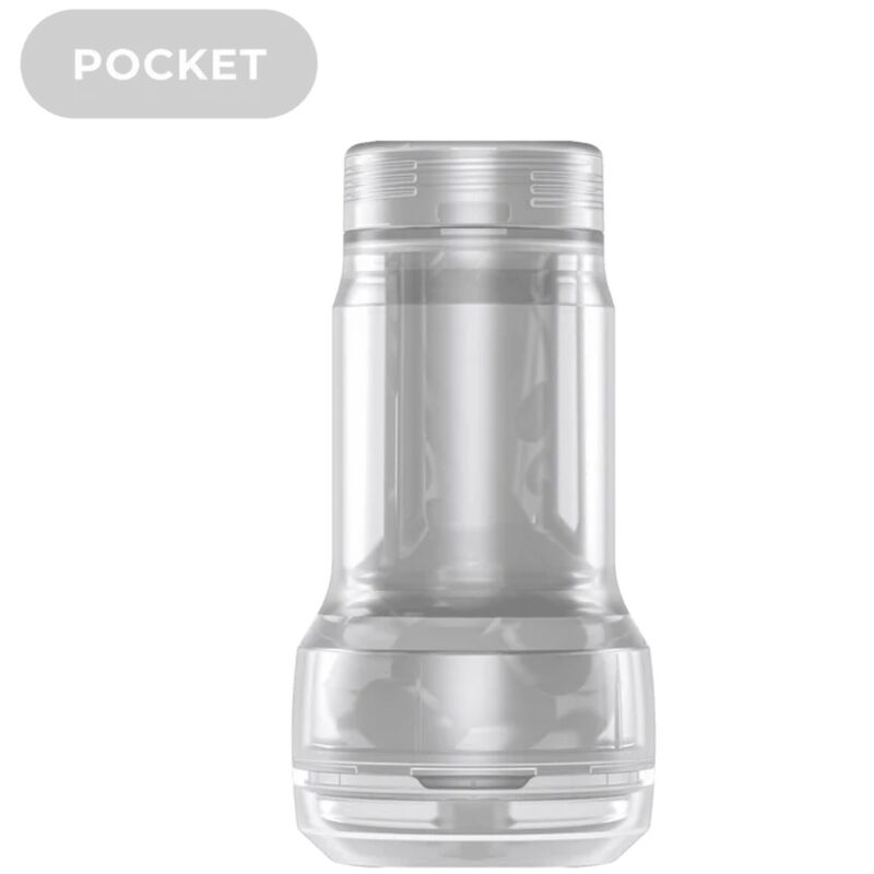 KIIROO - FEEL POCKET STROKER CRISTAL PAR KIIROO TRANSPARENT - Sensualia