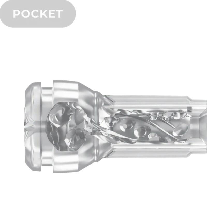 KIIROO - FEEL POCKET STROKER CRISTAL PAR KIIROO TRANSPARENT - Sensualia