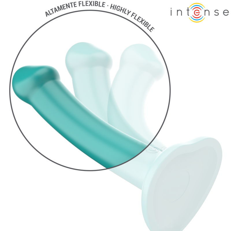 INTENSE - KATIE VIBRATEUR AVEC VENTOUSE 10 VIBRATIONS TÉLÉCOMMANDE BLEUE - Sensualia