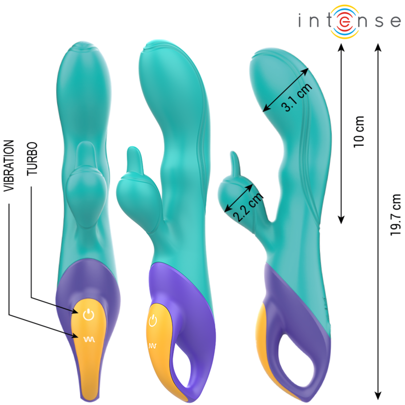 INTENSE - FRED VIBRATEUR RABBIT BLEU - Sensualia