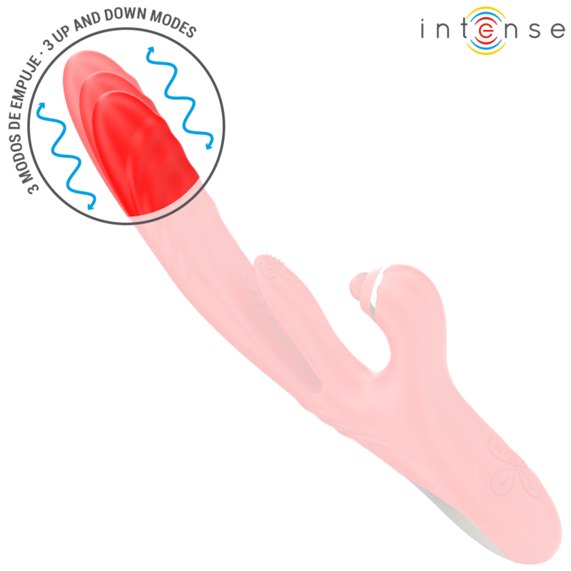 INTENSE - ROSALIA VIBRATEUR MULTIFONCTION 3 EN 1 ROUGE - Sensualia