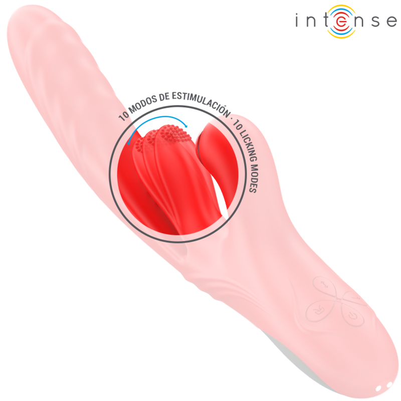 INTENSE - ROSALIA VIBRATEUR MULTIFONCTION 3 EN 1 ROUGE - Sensualia