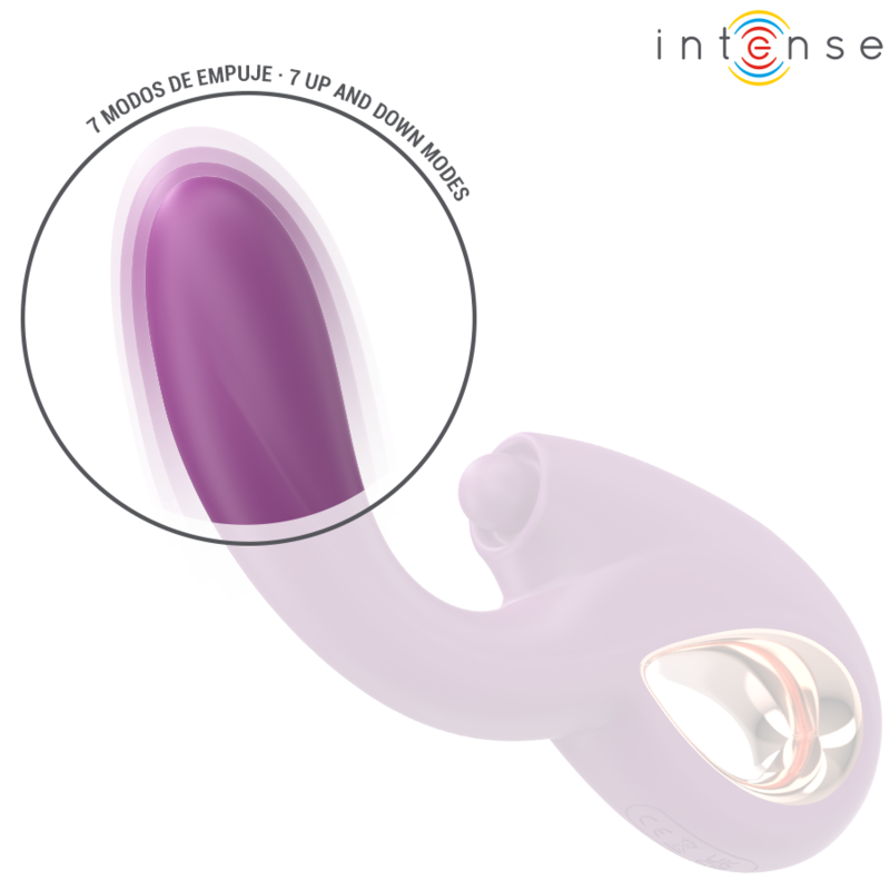INTENSE - LALI VIBRATEUR MULTIFONCTION POINT G TAPPING & THRUST & VIBRATION VIOLET - Sensualia