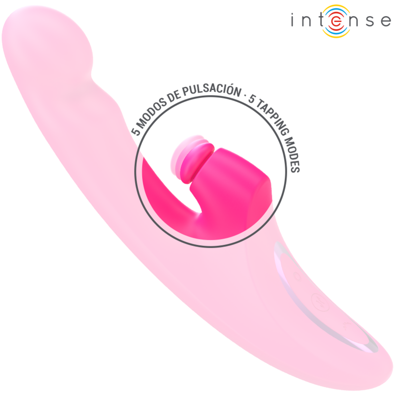 INTENSE - EMI VIBRATEUR 13,5 CM MULTIFONCTION 3 EN 1 10 VIBRATIONS ROSE - Sensualia