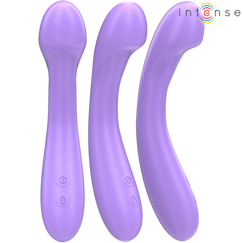 INTENSE - BECKY VIBRATEUR 19 CM CHAUFFANT 7 VIBRATIONS VIOLET - Sensualia