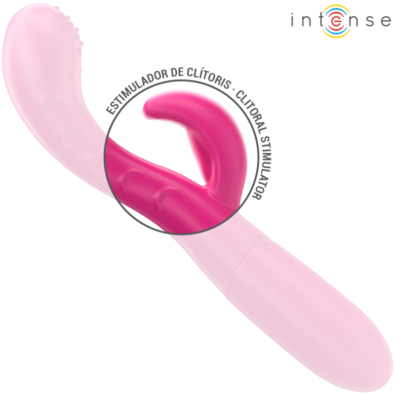 INTENSE - AMARA VIBRATEUR AVEC LANGUE STIMULANTE 10 VIBRATIONS ROSE - Sensualia